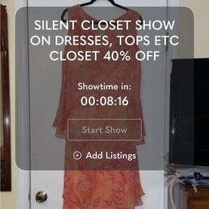 Coral Peach Sleeveless Two-Piece Dress Set